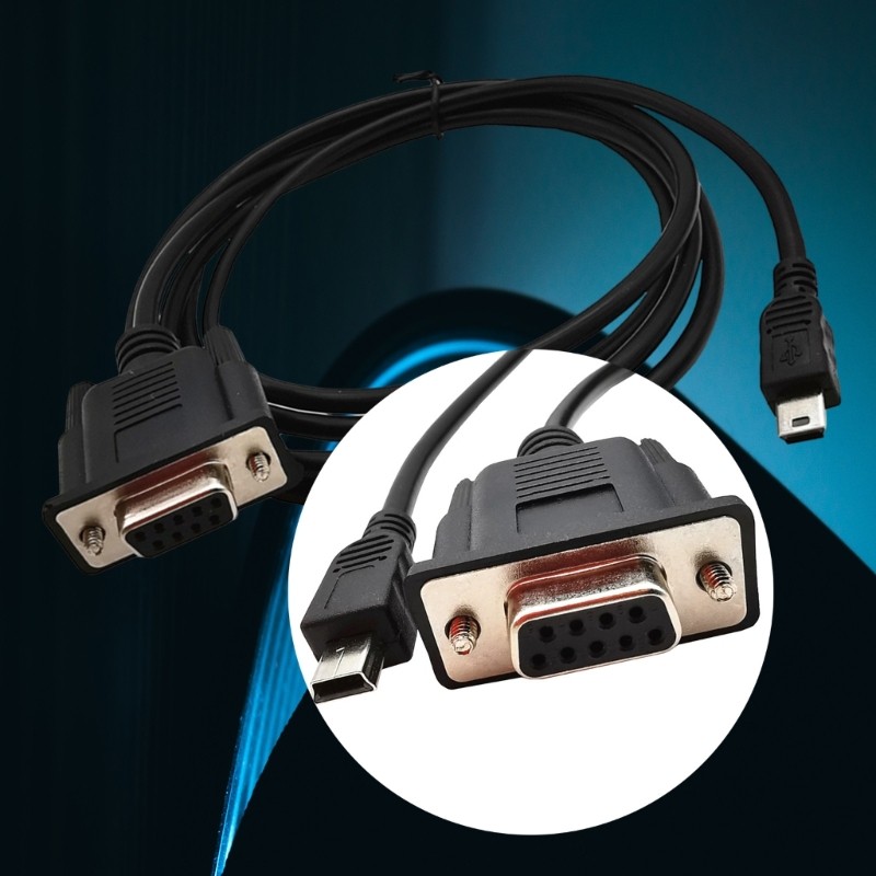 9Pin DB9 Female to Mini USB Plug RS232 Serial Console Cable for 7250 Switches gallery