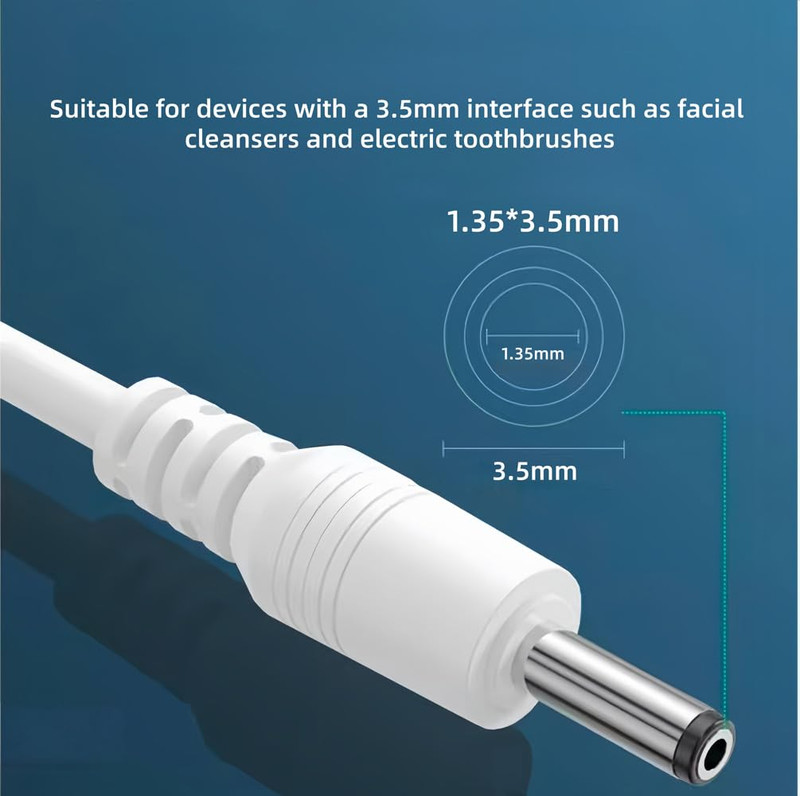 Hydrogen Water Bottle Charger Cord, USB to DC Cable for Pansonite/Hydroh,3Ft gallery