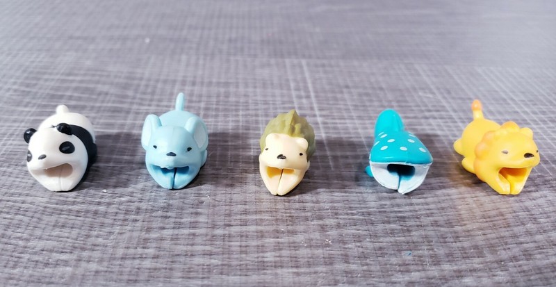 Lot of 5 Cable Bite Phone Charger Protector Accessory US Seller gallery