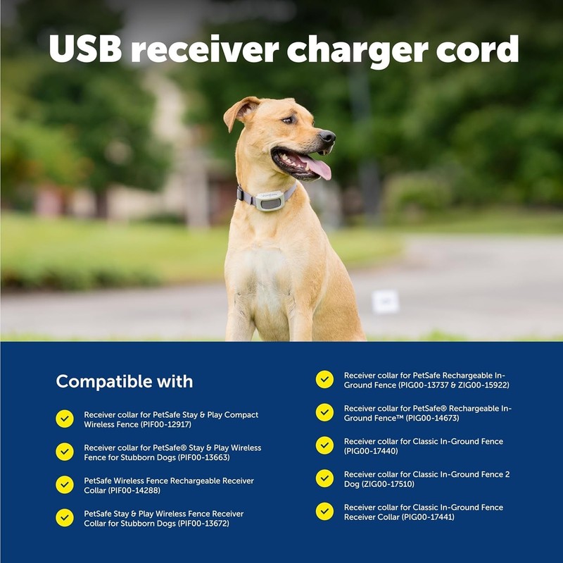 PetSafe Receiver Charger Fast Charging Collar Cable USB Charging Cord Wireles gallery