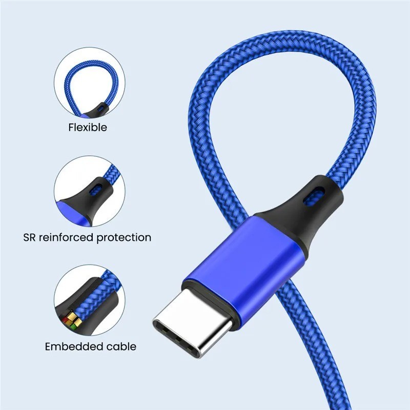 4 in 1 Multi USB Charging Cable Fast Charger Cord For iPhone Type C Micro gallery