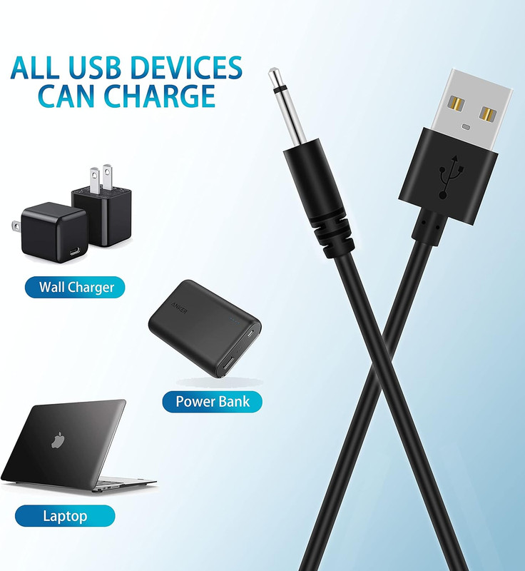 2.7Ft USB DC Charging Cable 2.5Mm DC Charger Cord Fast Charging Replacement Cabl gallery