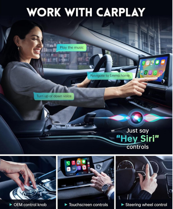 Wireless CarPlay Adapter for Apple iPhone iOS 10+ & Cars from 2015+, Mini Editio gallery