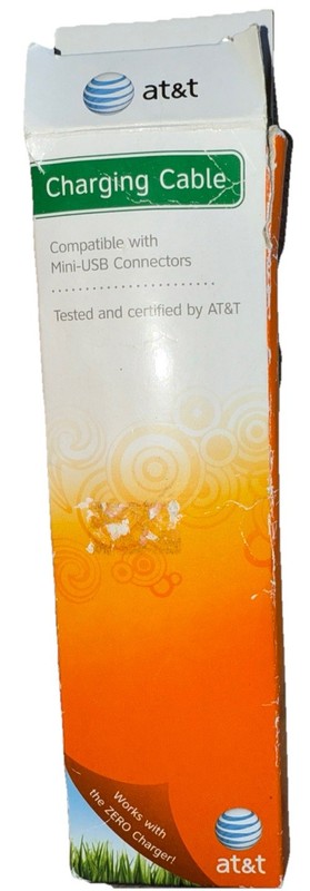 Brand New Original AT&T Charging Cable for Mini USB BlackBerry / Motorola / HTC