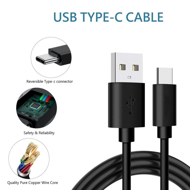 USB Power Adapter Type C Cable Fast Charger Cord For Samsung Galaxy S24 23 22 21 gallery