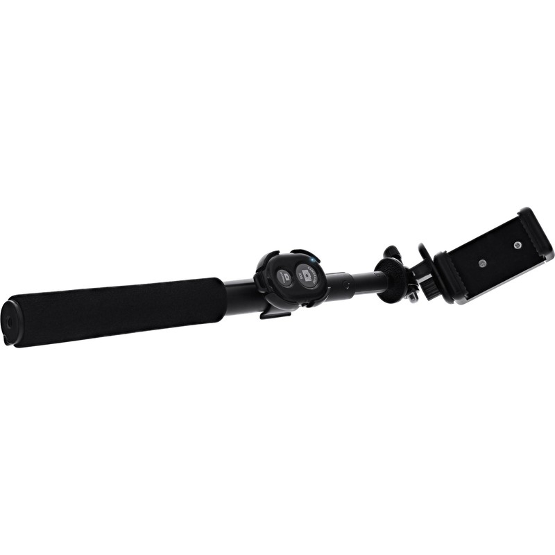InLine Selfie Stick for Cell Phone Trigger Bluetooth Black Aluminum 48090