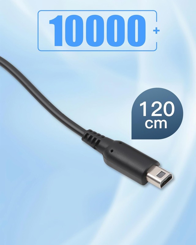 TRIVERSETECH (2-Pack) USB Charging Cable Compatible with Nintendo New 3DS XL/... gallery