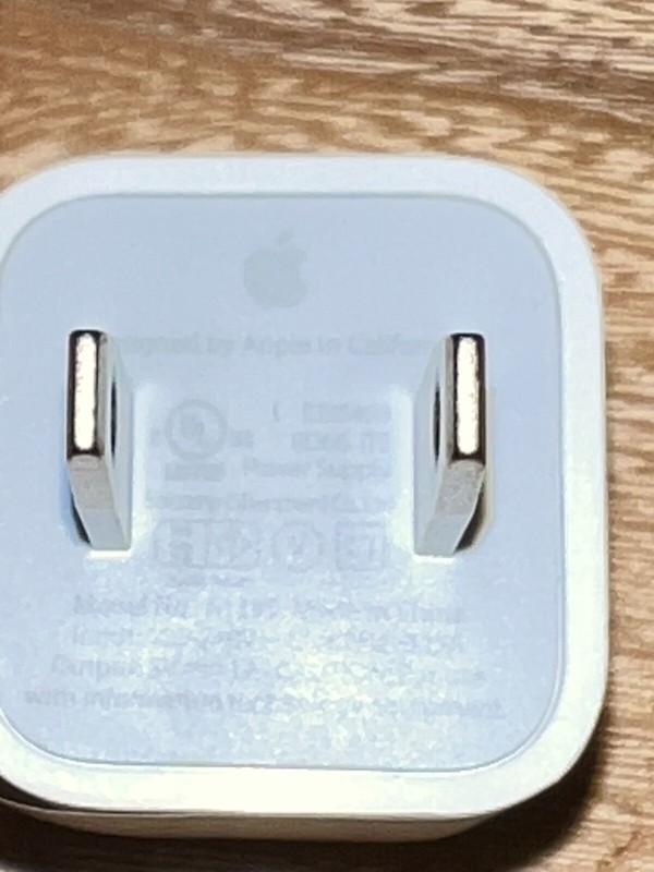 Apple 5W USB Wall Charger Cube Power Adapter for iPhone - White OEM gallery