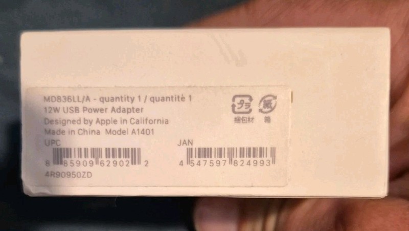 Apple (MD836LL/A) 12W USB Power Adapter White New gallery