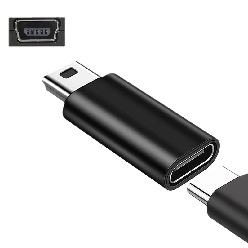 1 x USB C to Mini USB Adapter, Type C Female to Mini USB Male Convert Connector gallery