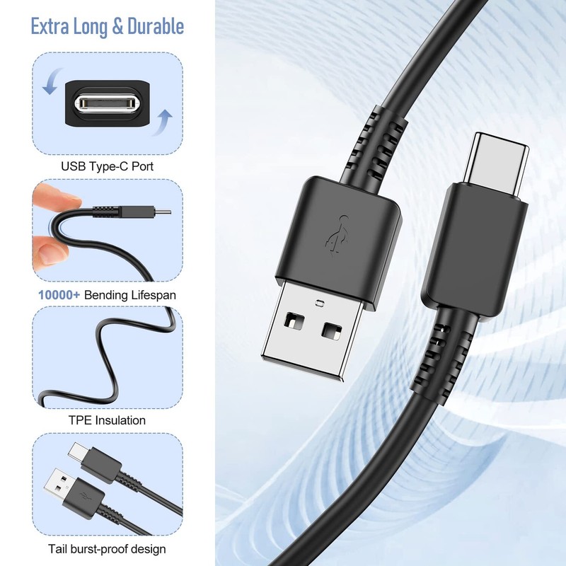 USB Fast Charger Cable Rapid Power Adapter Block Cube Brick For Samsung Galaxy gallery