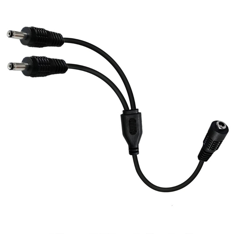 Charging Cable One Female To Two Male Connector Cord for Camera Led Light Strip