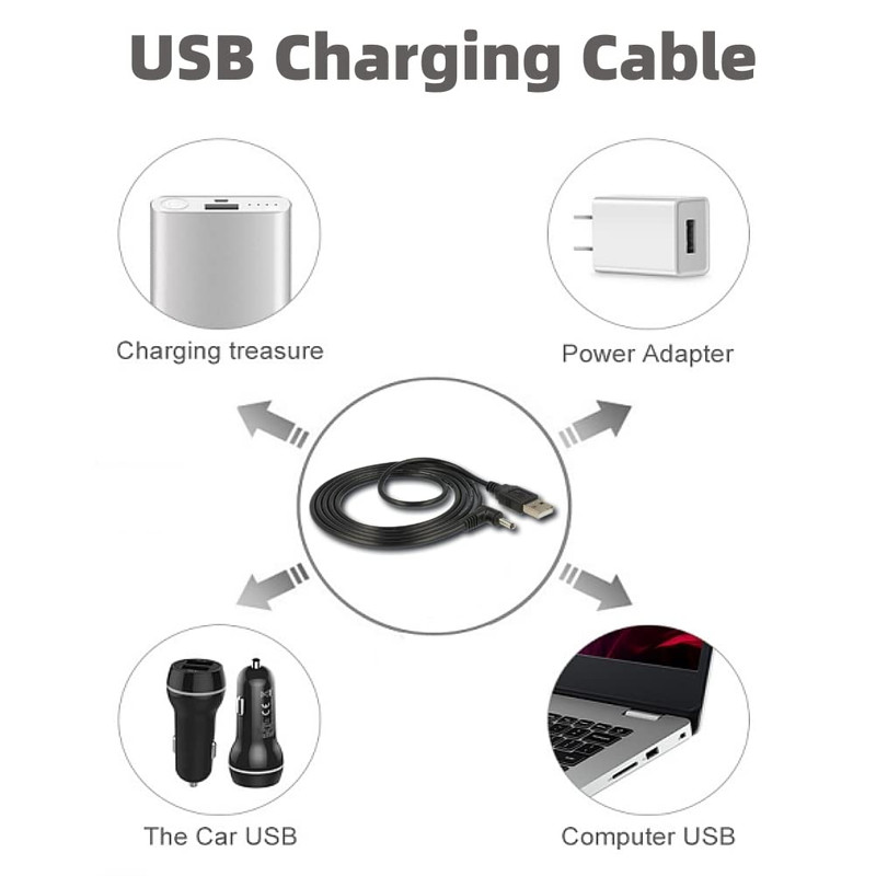 2 Pack USB Charging Cable for ASM1007 ASM1020 White Noise Machine Cord gallery