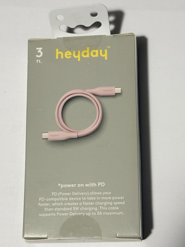 Heyday USB-C to Cable 3ft Fast Charging for iPhone iPad – New gallery