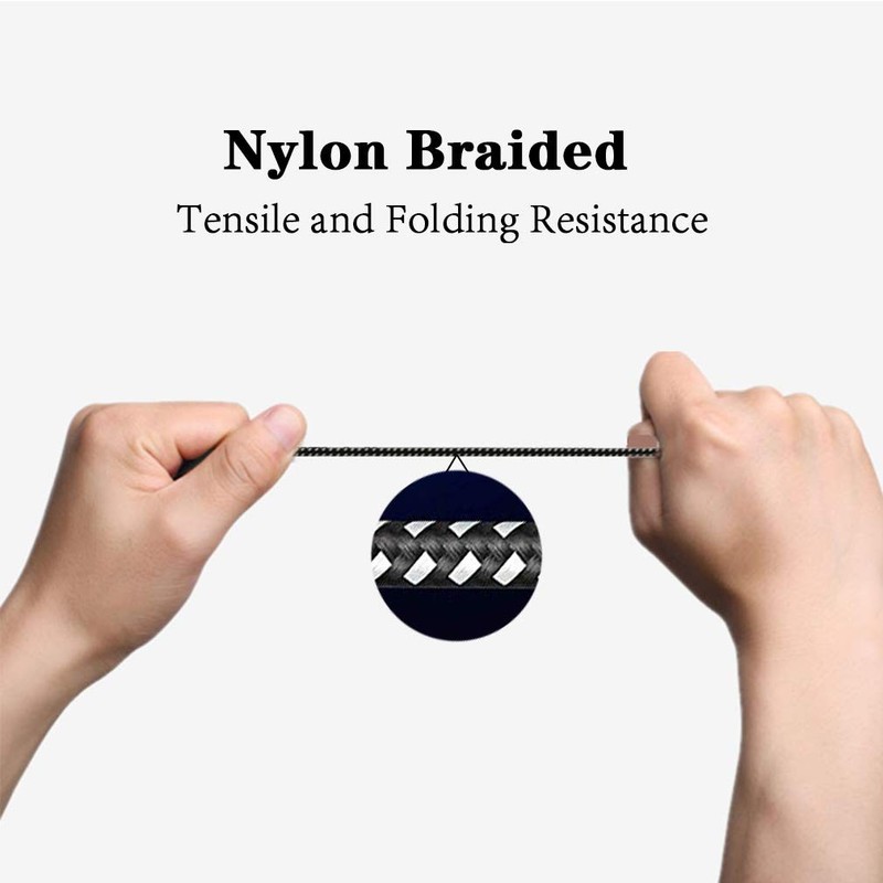 Nylon Braided Remote Controller USB Charging Cable Cord for DJI Mavic 2 Pro/Zoom gallery