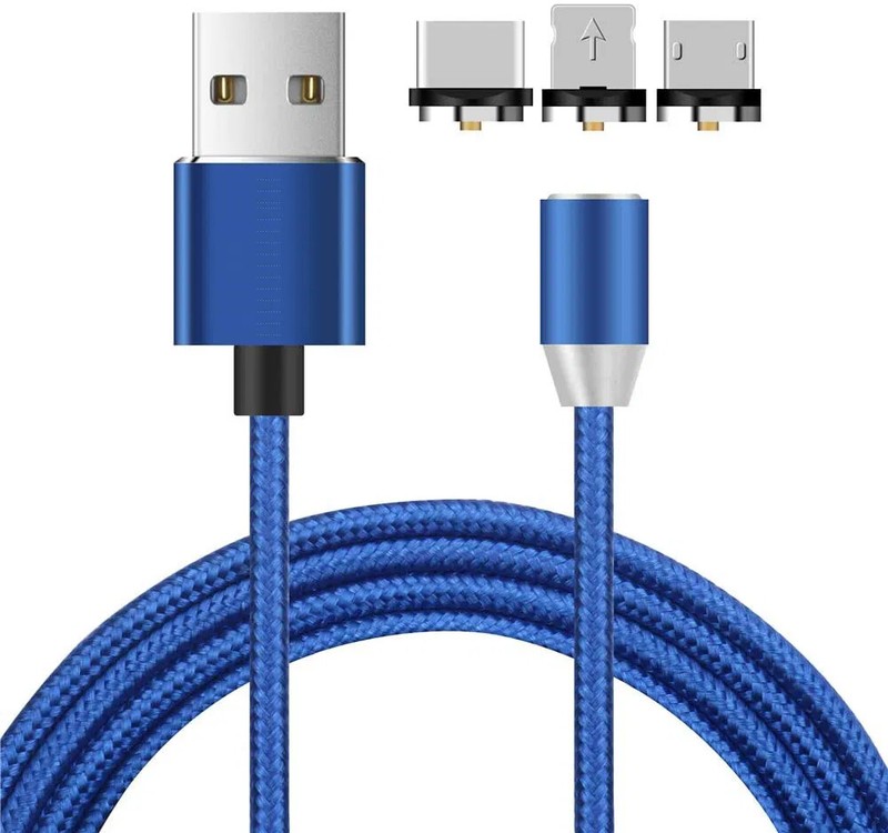 3 in 1 Universal Magnetic USB Charging Cable For iPhone Type C Micro USB gallery