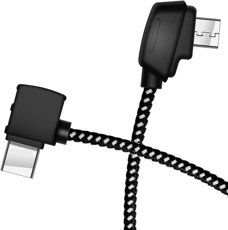 3.66″ Micro AB to USB-C Remote Controller Cable for DJI Mavic Mini, Mavic 2, Pro