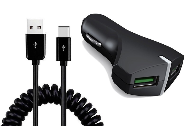 For Galaxy Z Fold 3/4/5/6/7 – Car Charger 36W Fast 2-Port