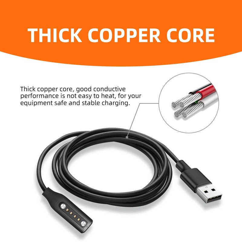 USB Charger Cable for Bose Frames Alto S M L, Bose Frames Rondo, Soprano, Ten... gallery