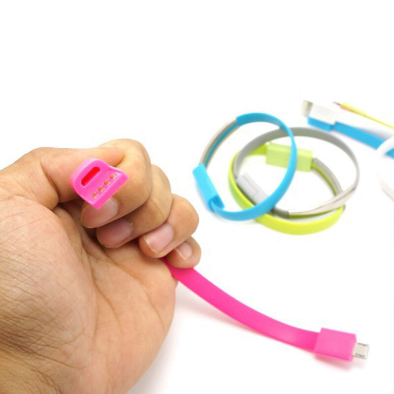 Bracelet Wrist Band USB Charging Charger Data Sync Cable Cord For iPhone Samsung gallery