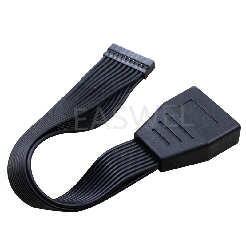 New USB 3.0 20-Pin Header Female to USB 2.0 20Pin male Motherboard Adapter Cable