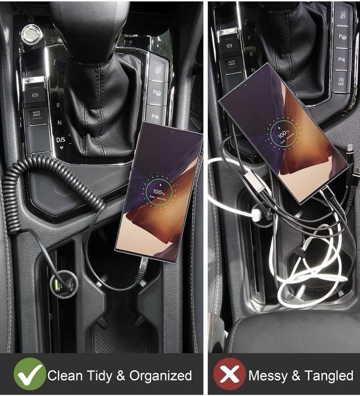 USB-C Fast Charging Cable 2-Pack 3ft Coiled USB-A to USB-C iPhone 17-15 Samsung gallery
