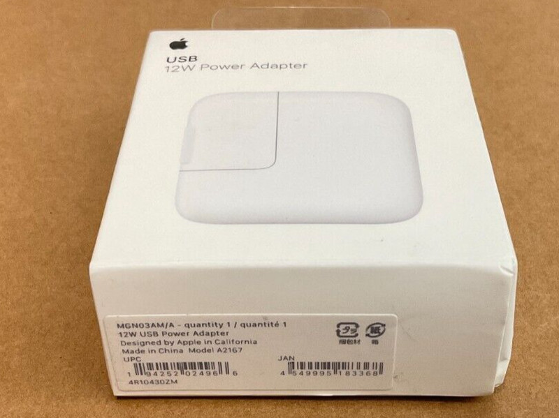 Apple USB AC Adapter 12 Watt MGN03AM/A ✅❤️️✅❤️️ NEW! SEALED! ✅❤️️✅❤️️ gallery