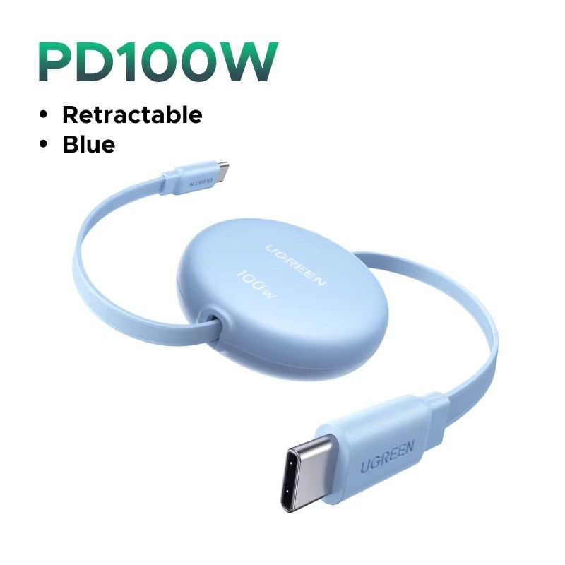 UGREEN 100W USB-C Retractable Charging Cable gallery