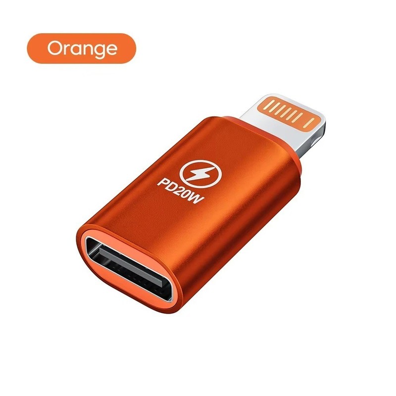 USB C to 8-Pin Fast Charging Adapter 20W PD Type C Charging Converter Phone gallery