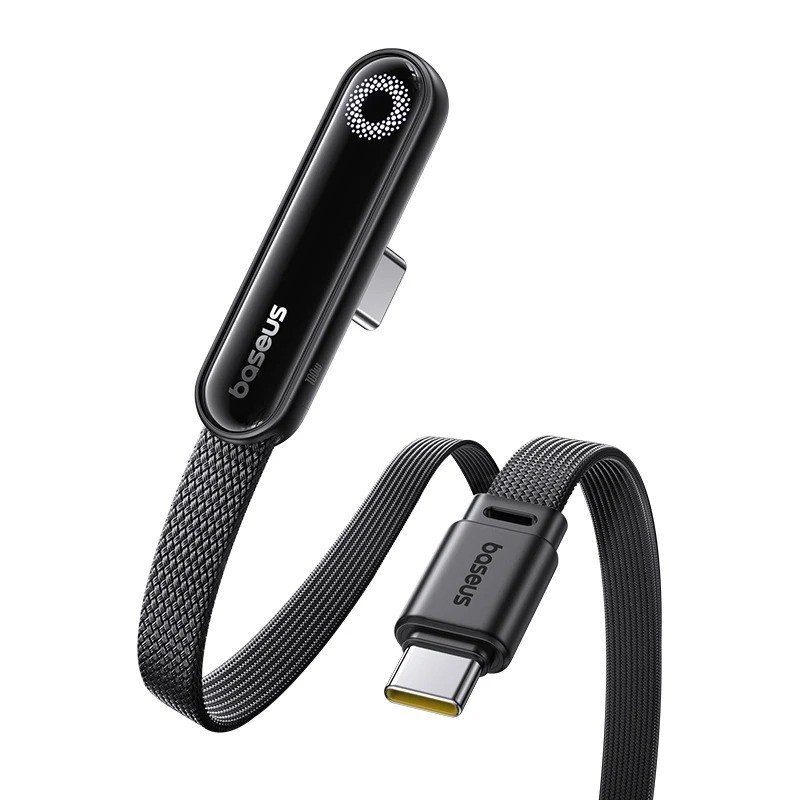 Baseus MVP3 100W USB-C Cable LED Light 90° Gaming Elbow Type-C Fast Charge 1m/2m