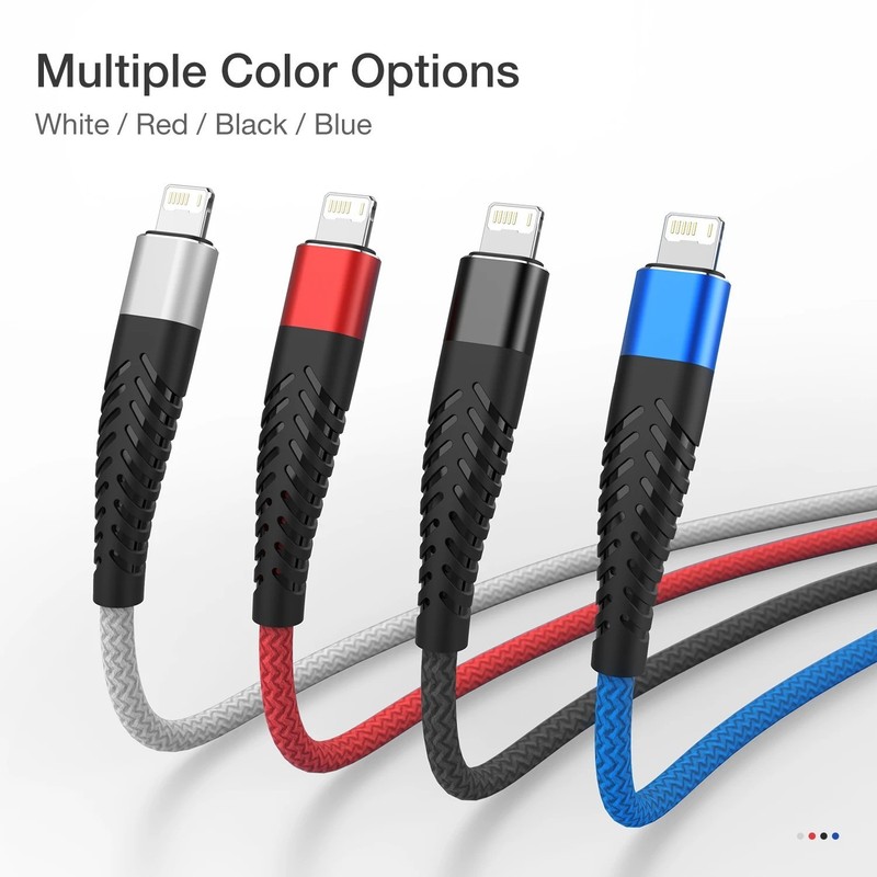 USB Cable For iPhone 14 13 12 11 Pro Max 6 6s 7 8 Plus XS X XR SE iPad 3A gallery