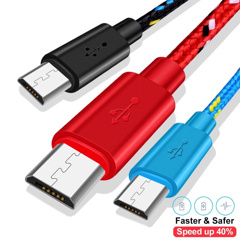 Micro USB Cable 1m/2m/3m Data Sync USB Charger Cable For Samsung Huawei Xiaomi H gallery
