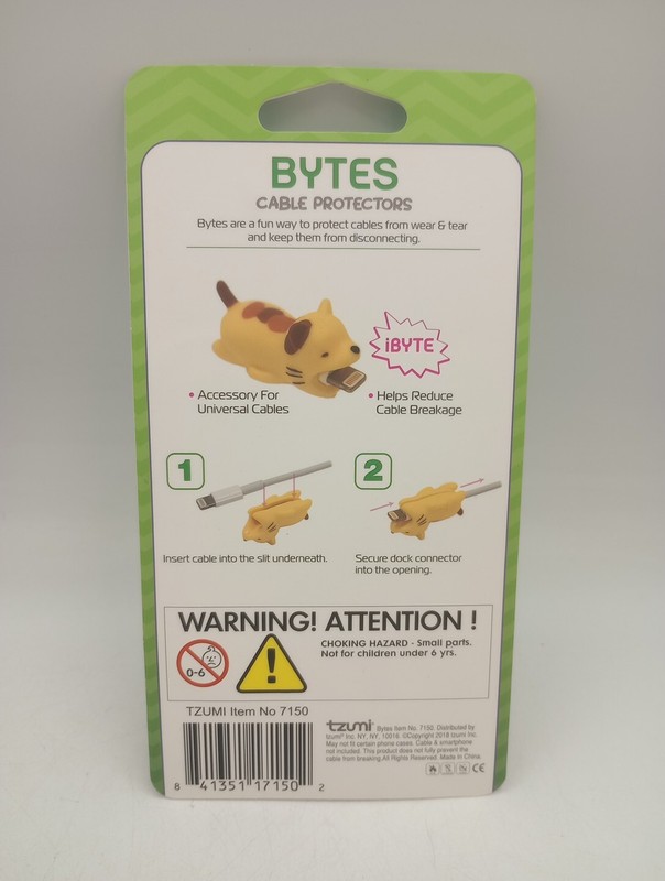 Tzumi Bytes Cable Protectors Universal Dragon And Lizard NEW in Package gallery