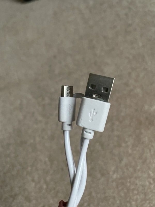 USB To Micro USB White Cable 1.5Ft gallery