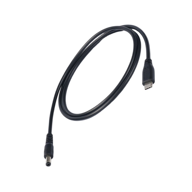 3.28ft Long Type C to DC5.5×2.5mm Power Cord Charging Cable Support 100W Charge