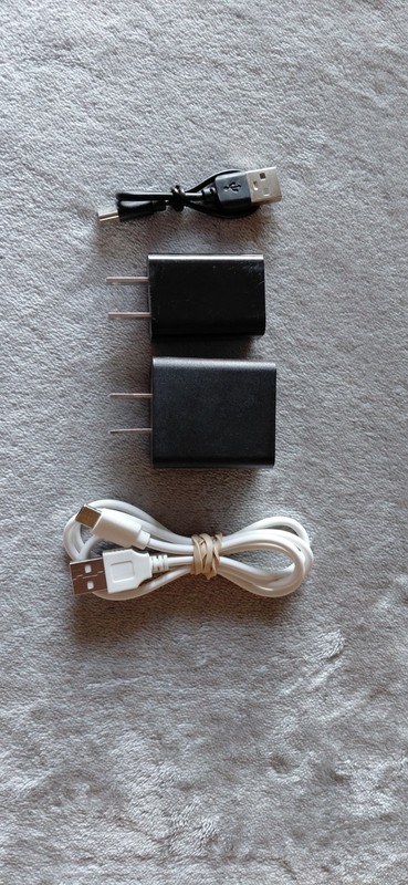 Universal USB Wall Charger Block Adapters & Cables Lot Bundle Black White OEM