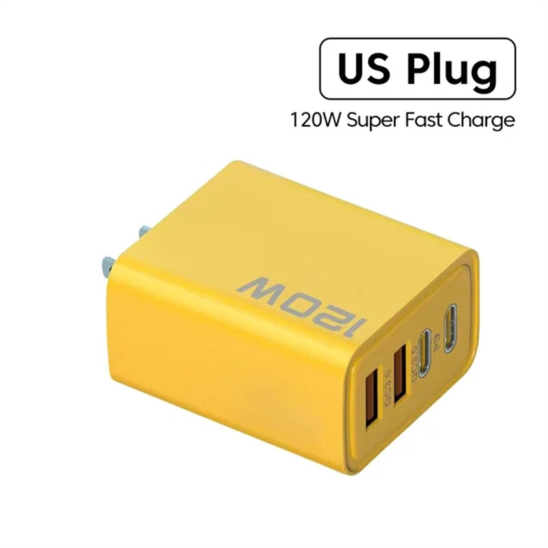 120W Fast Charging Double USB-C QC3.0 PD Wall Charger Power Adapter For Phone gallery