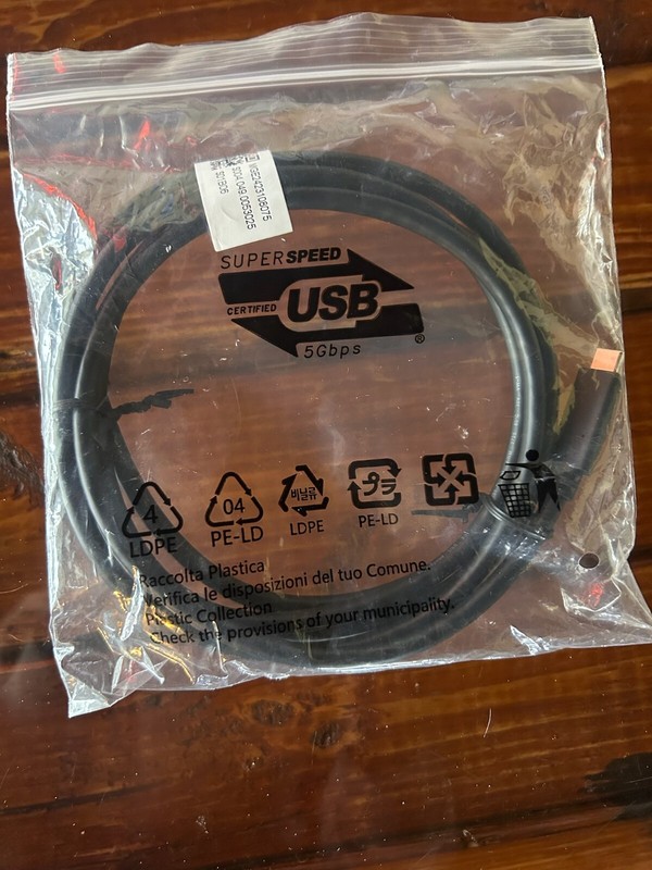 USB-C to USB-C Cable 3.1 Gen 1 5A Charging, Video, Peripherals