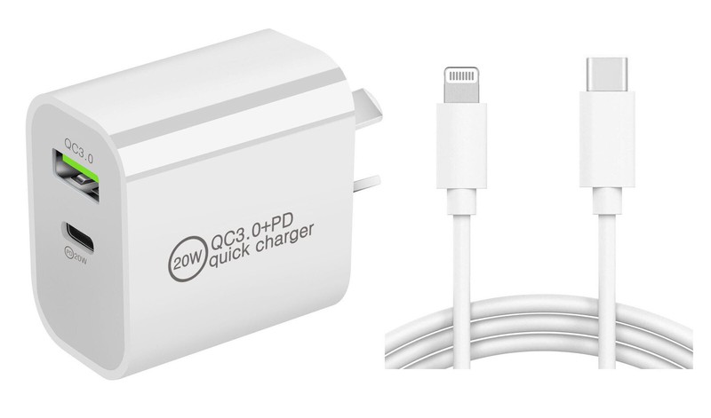 20W DUAL USB-C Type-C PD Fast Wall Charger Adaptor QC3.0 For Android iPhone iPad