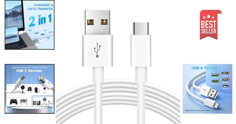 16.4ft USB A to USB C Cable - Durable Charging & Data Transfer for All Devices gallery