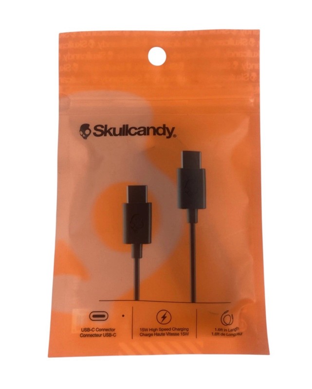 *Skull Andy USB-C Cable 1.6Ft 15W Charging NEW SEALED