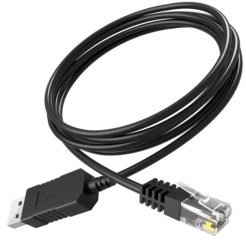 Radar Detector Cable, USB to RJ11 Plug Cord Compatible with Escort Passport 9…