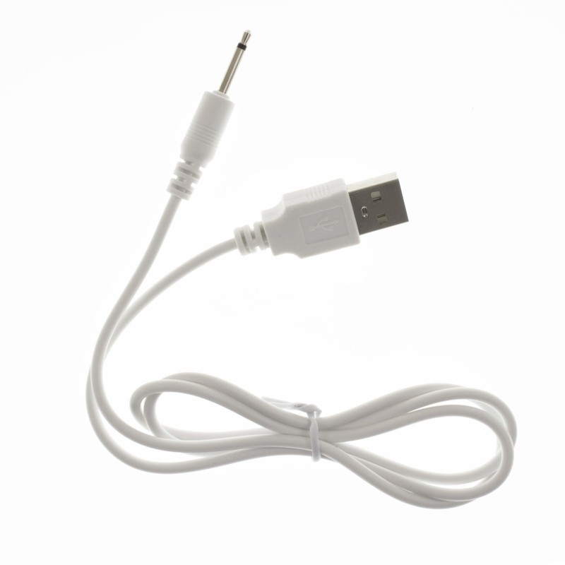 YiKaiEn 2 Pack 2.7ft USB to DC 2.5mm Fast Charger Cable, 2.62 feet, White gallery