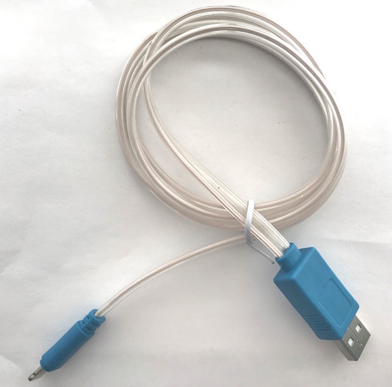 FLAT FLOW LIGHT-UP 3FT LED el USB charger power cable FOR Apple iPhone 6 plus 5s gallery