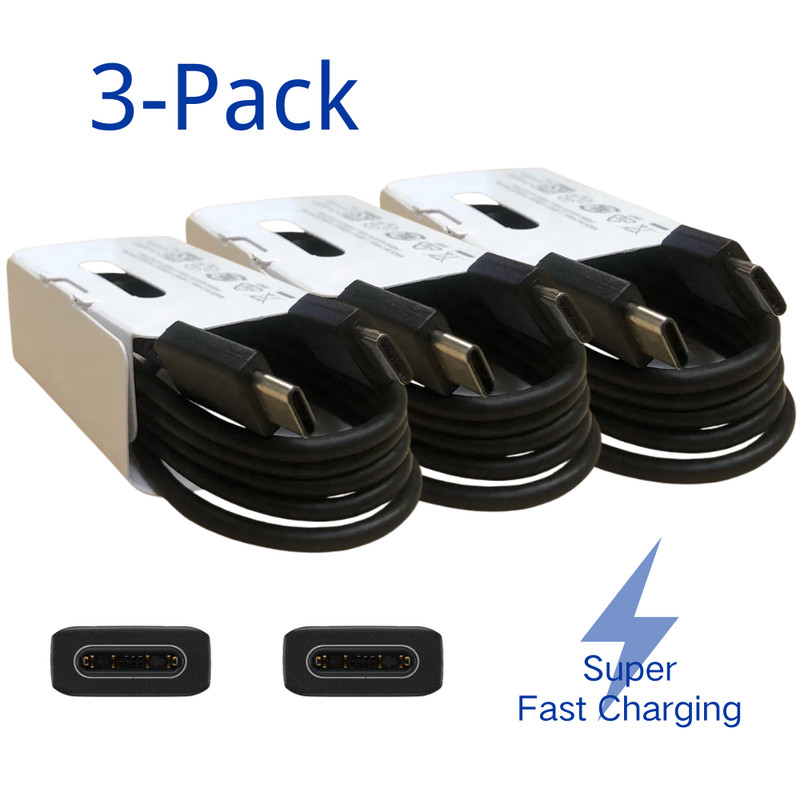 For Samsung iPhone 15 16 PD USB-C To USB C Cable 25W Fast Charge Type C Cord 3X