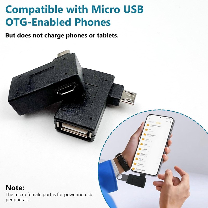 OTG Cable Adapter for Fire Stick 4K Max 3Pack – Expand Memory & Connect USB D... gallery