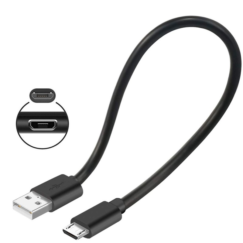 Short Micro USB Cable,Android Charger Compatible with Fire Stick,for Roku Sti…