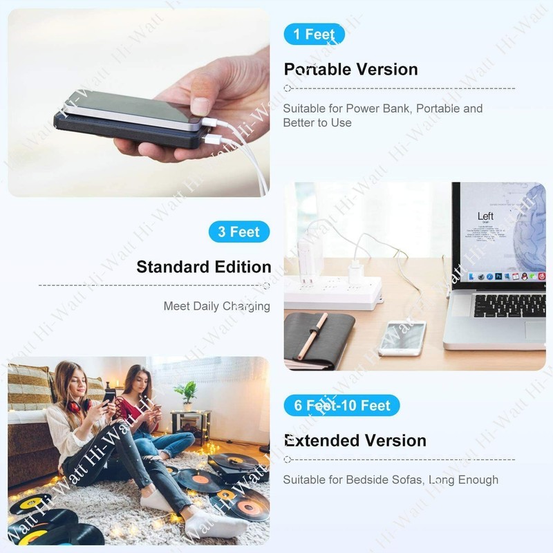 Bulk Lot 20W PD Fast Charger Cable USB C Cord For iPhone 14 13 12 11Pro Max iPad gallery