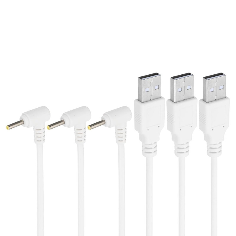 3Ft USB 2.0 a Type Male to DC 4.0X1.7Mm 90 Degree Angle Barrel Jack Power Cable,