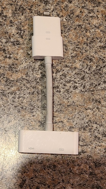 OEM Apple 30 Pin To Lightning Adapter A1468 Connector 30-PIN to HDMI A1388 (Y8)